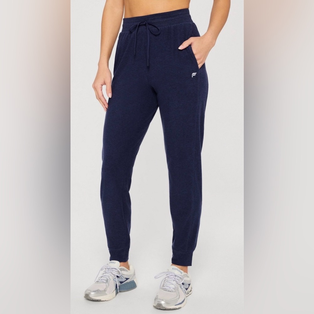 Fabletics Cloud Jersey Jogger | XS Regular | NWT | Deep Navy Heather | Sold Out